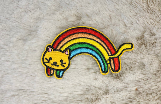 Patch - Regenbogen Kätzchen